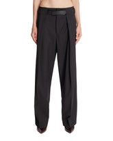 Pantaloni Ronda In Lana Neri | PDP | Antonia