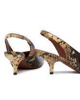 Green Leather Slingback Pumps | PDP | Antonia