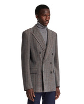 Blazer Doppiopetto In Lana Grigio | PDP | Antonia