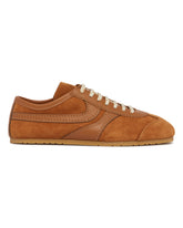 Sneakers In Suede Marroni | PDP | Antonia