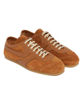 Sneakers In Suede Marroni | PDP | Antonia