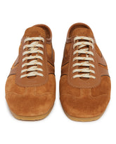 Sneakers In Suede Marroni | PDP | Antonia
