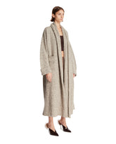 Gray Camilla Long Knit Cardigan | PDP | Antonia