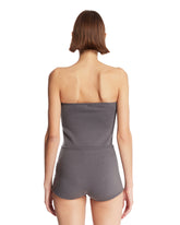 Gray Jerrie Strapless Body | PDP | Antonia