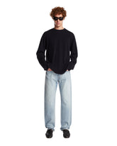 T-Shirt In Cotone E Cashmere Blu | PDP | Antonia