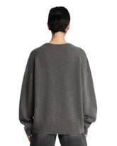 Gray V-Neck Sweater | PDP | Antonia