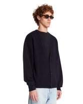 Cardigan In Cashmere Blu | PDP | Antonia