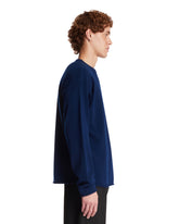 Maglione Girocollo In Cashmere Blu | PDP | Antonia