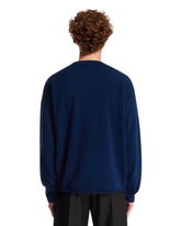 Maglione Girocollo In Cashmere Blu | PDP | Antonia