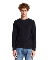 T-Shirt In Cotone E Cashmere Blu | PDP | Antonia