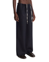 Blue Wool and Cashmere Trousers | PDP | Antonia