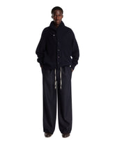 Blue Wool and Cashmere Trousers | PDP | Antonia