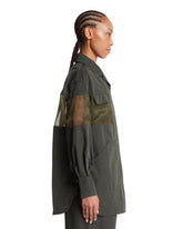 Green Technical Gabardine Jacket | PDP | Antonia