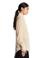 Camicia In Seta Beige | PDP | Antonia