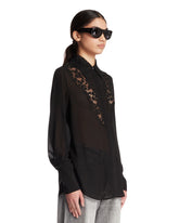Camicia In Seta Nera | PDP | Antonia