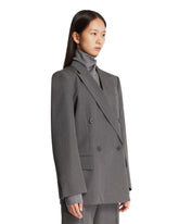 Gray Vega Wool Jacket | PDP | Antonia