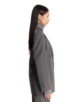 Gray Vega Wool Jacket | PDP | Antonia