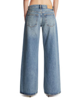 Frame x Alexandra Leclerc The Leo Jeans Blu Rivage | PDP | Antonia