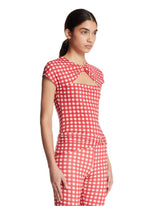 Frame x Alexandra Leclerc The Casino Top Rosso | PDP | Antonia