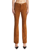 Frame x Alexandra Leclerc The Suede Rodeo Beige | PDP | Antonia
