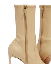 Beige Leather R1B1058 Mid-Calf Boots | PDP | Antonia