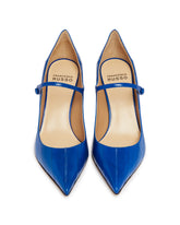 Decollete Mary Jane In Pelle Blu | PDP | Antonia