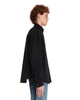 Overshirt In Cashmere Nera | PDP | Antonia