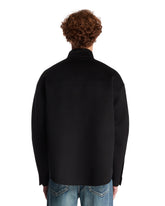 Overshirt In Cashmere Nera | PDP | Antonia
