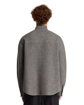 Overshirt In Cashmere Grigia | PDP | Antonia