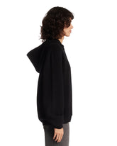 Black Cashmere Hooded Sweater | PDP | Antonia