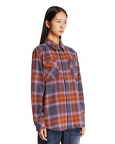 Vulcan Brown Tartan Cashmere Shirt | PDP | Antonia