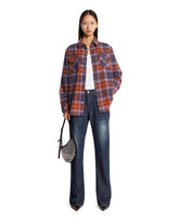 Vulcan Brown Tartan Cashmere Shirt | PDP | Antonia