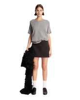 Gray Cashmere T-Shirt | PDP | Antonia