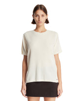 White Cashmere T-Shirt | PDP | Antonia