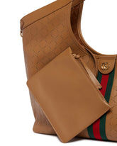 Brown Large Giglio Shopping Bag | PDP | Antonia