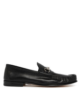 Black Leather Lugano Loafers | PDP | Antonia