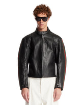 Black Leather Biker Jacket | PDP | Antonia