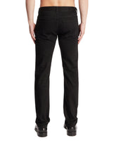 Black Embroidered Cotton Denim Jeans | PDP | Antonia