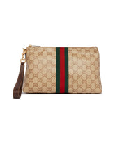 Beige GG Medium Pouch | PDP | Antonia