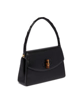 Black Medium Bamboo Vendetta Bag | PDP | Antonia