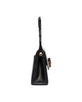 Black Medium Bamboo Vendetta Bag | PDP | Antonia