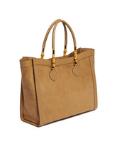 Beige Bamboo Tote Bag | PDP | Antonia
