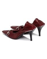Decollete Vittoria Con Elastico Burgundy | PDP | Antonia