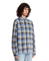 Light Blue Plaid Workwear Shirt | PDP | Antonia