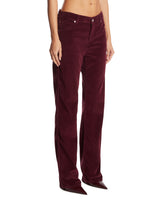 Burgundy Weekender Jeans | PDP | Antonia