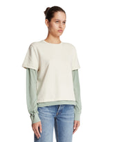 White Double-Layer T-Shirt | PDP | Antonia
