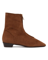 Brown Easy Does It Suede Ankle Boots | PDP | Antonia