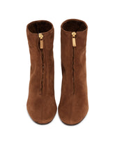 Brown Easy Does It Suede Ankle Boots | PDP | Antonia
