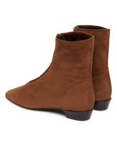 Brown Easy Does It Suede Ankle Boots | PDP | Antonia
