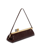 Brown Leather Salon Clutch | PDP | Antonia